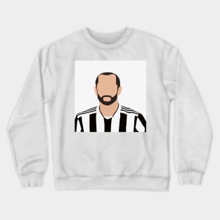 Giorgio Chiellini Minimalistic Face Art Crewneck Sweatshirt